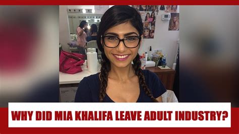 nia khalifa|Mia Khalifa on why her work in the adult film industry wasnt a